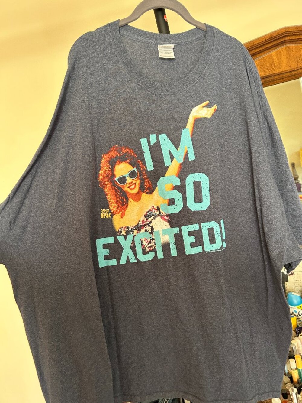 Saved by the Bell Jessie Spano I’m So Excited I’m So Scared T-Shirt 5XL